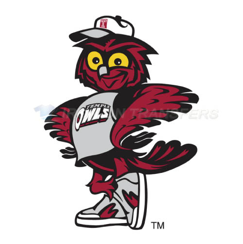 Temple Owls Iron-on Stickers (Heat Transfers)NO.6443
